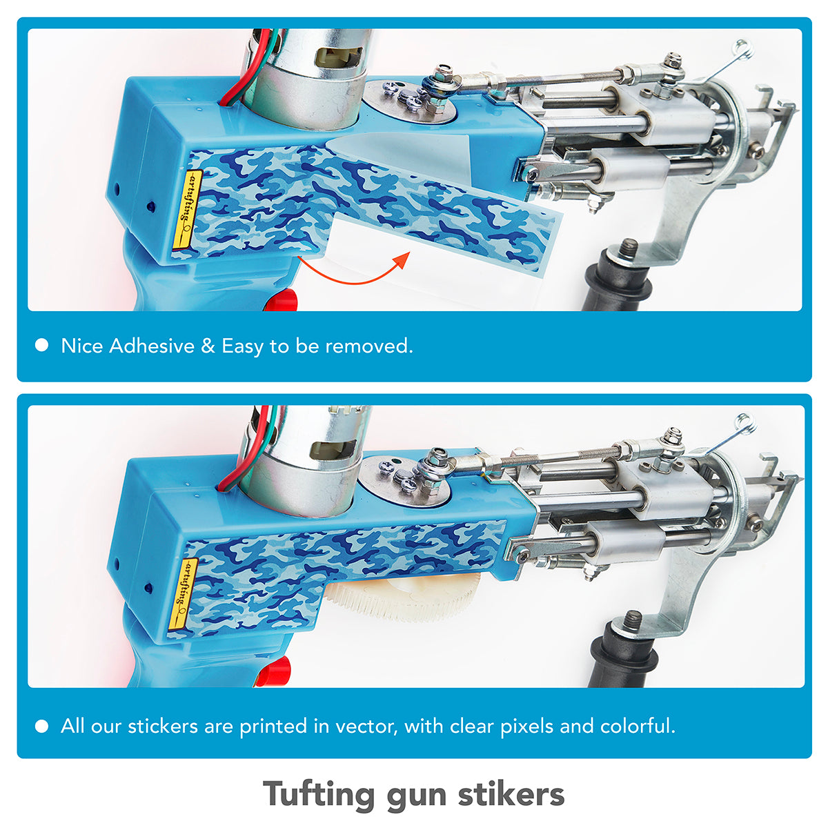 Tufting Gun Kit, 2 in 1 Loop Pile Cut Pile Rug Tufting Kit , Rug Gun  Machine
