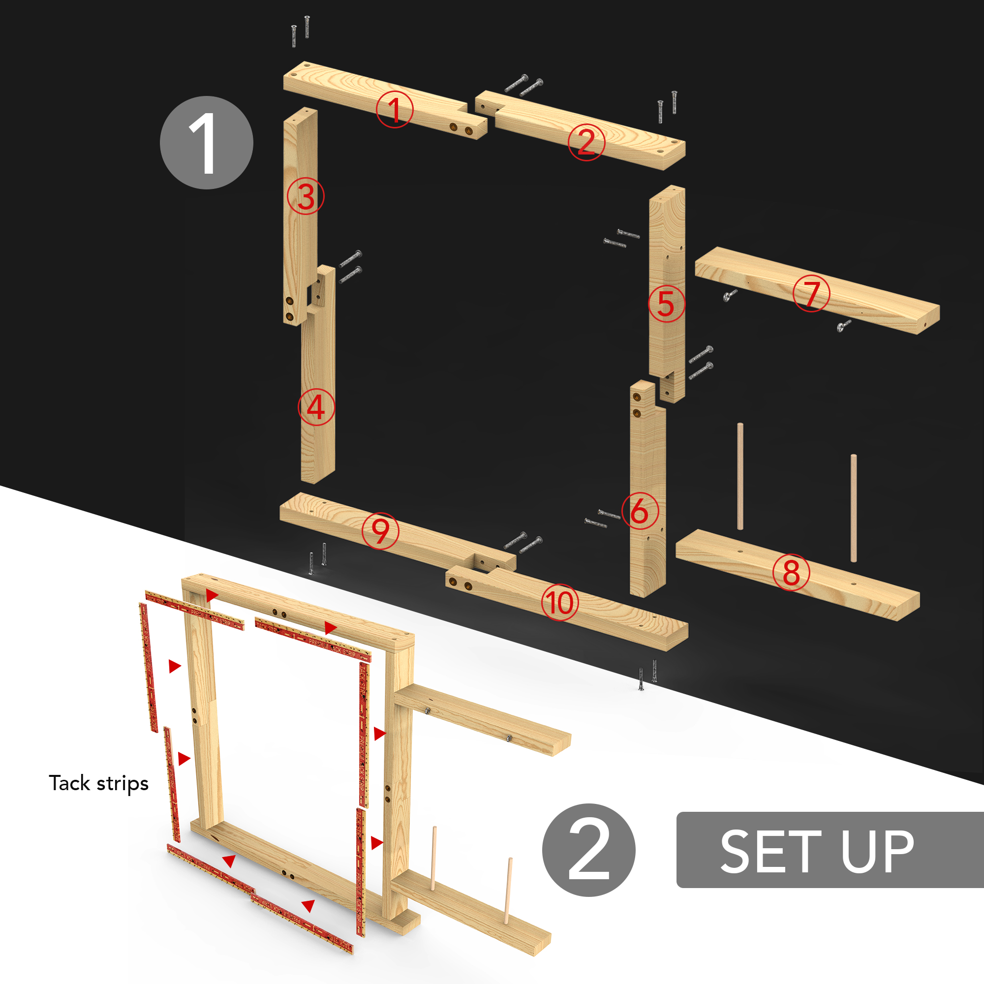 TUFTING FRAME